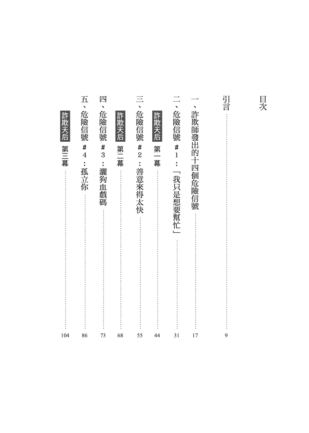 詐騙的14種信號